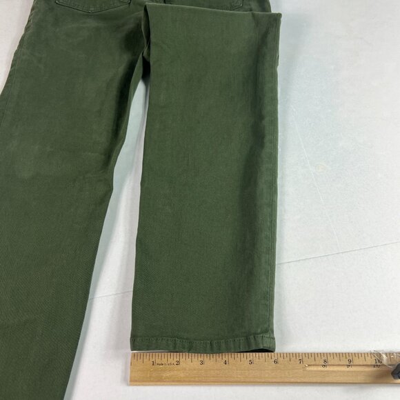 Good American Jeans Women's 26x26* Good Classic Straight Crop Green Denim Tag 27 - Picture 11 of 16